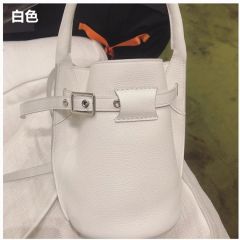 牛皮新款百搭水桶包女包2021新款女包真皮小包包手提包单肩斜跨包
